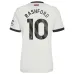 Conjunto de tercera camiseta para niños de Manchester United con Rashford 2024/25 - Blanco