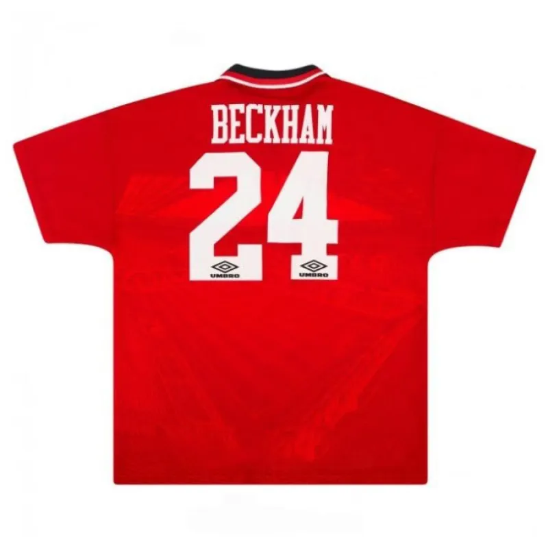 Beckham Manchester United Retro Jersey 1994-1996 Home - Red