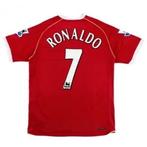 Cristiano  Ronaldo Manchester United Retro Jersey 2006/07 Home - Red