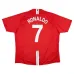 Camisa retro de Cristiano  Ronaldo de Manchester United, local 2007-2009 - Rojo