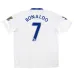 Maglia retro di Cristiano Ronaldo per Manchester United, trasferta 2008/09 - Bianca