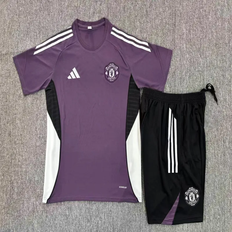 Manchester United 2025/26 Set Allenamento Bambino viola