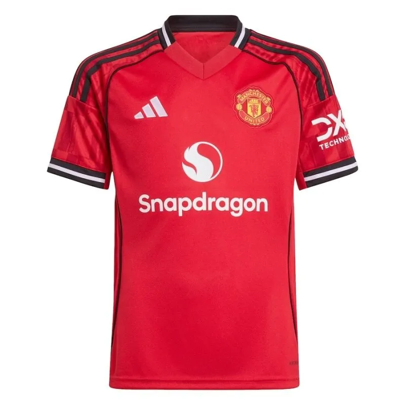 Manchester United Kids' 2025/26 Home Kit - Red