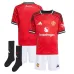 Manchester United Kids' 2025/26 Home Kit - Red