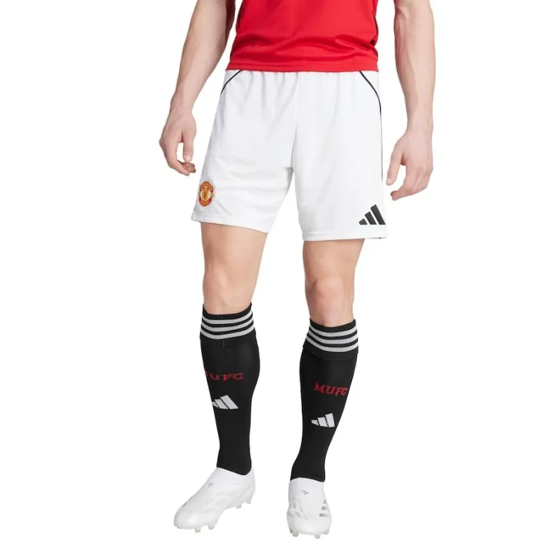 Manchester United 2025/26 Home Shorts - White