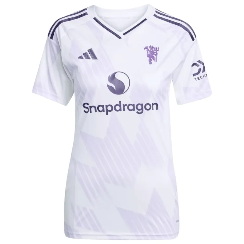 Maglia femminile in trasferta del Manchester United 2025/26 - Bianco