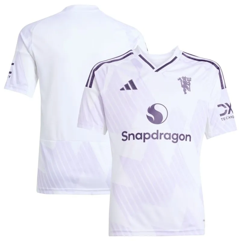 Maglia bambini in trasferta del Manchester United 2025/26 - Bianco