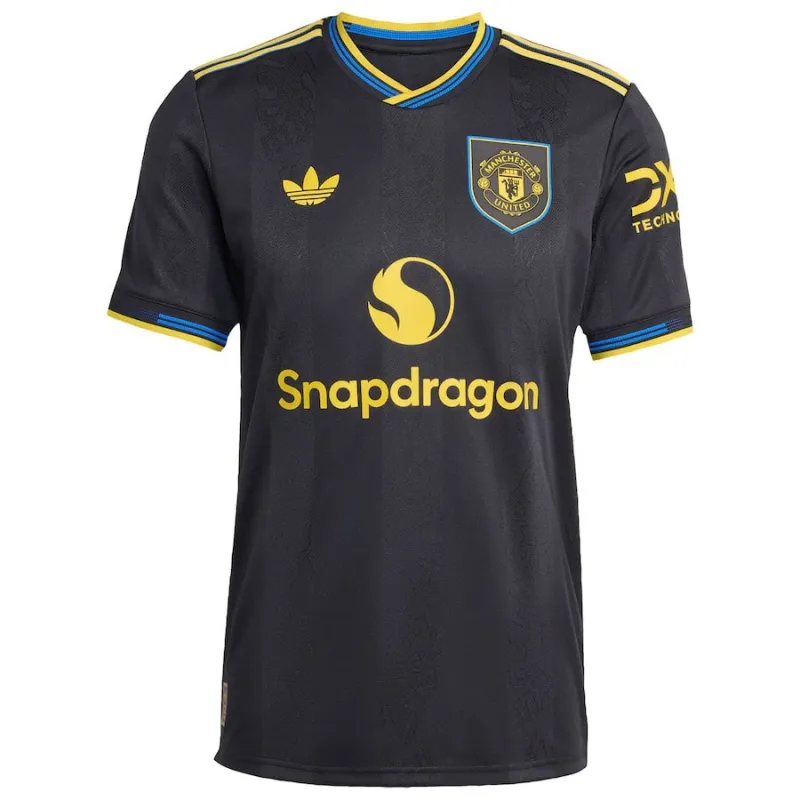 Manchester United 2025/26 Third Player Jersey - Black