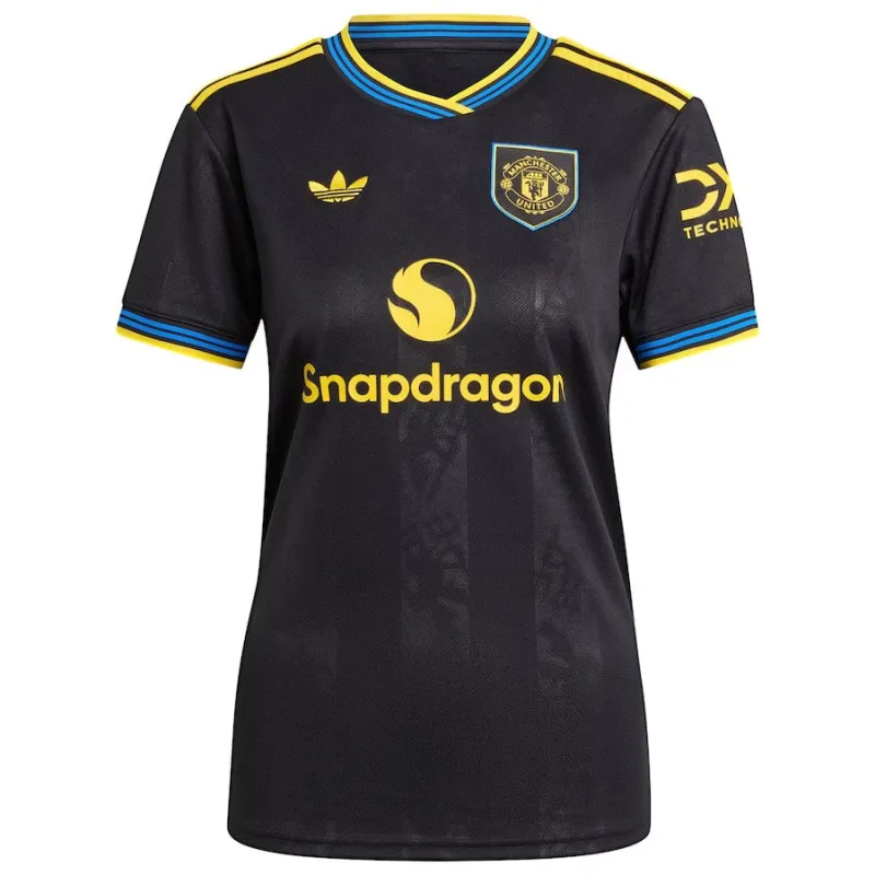 Manchester United 2025/26 Troisième maillot femme - Noir