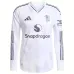 Manchester United 2025/26 Camiseta de visitante de manga larga - Blanca