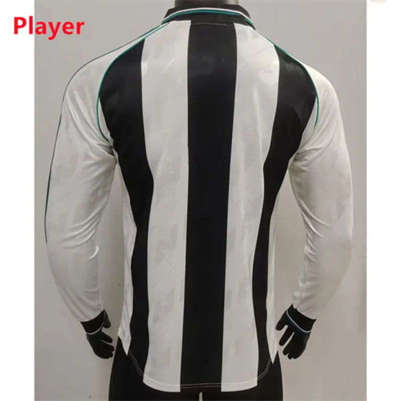 Maillot du joueur à manches longues édition spéciale de Newcastle United 2024/25 - Noir/Blanc