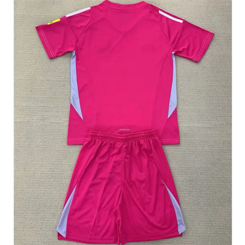 Newcastle United Kids' Goalkeeper Jersey + Shorts 2024/25 - Rosy