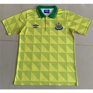 Newcastle United 1991 Retro Away Jersey - Yellow