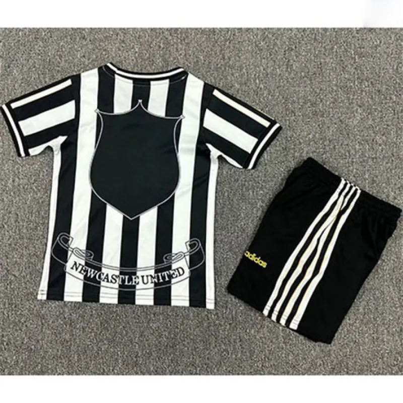 Maglia retrò di casa per bambini di Newcastle United 1997-99 - Nero/Bianco