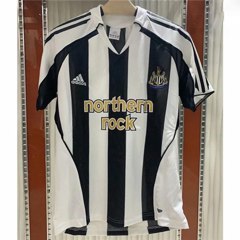 Maglia di casa retrò di Newcastle United 2005/06 - Nero/Bianco