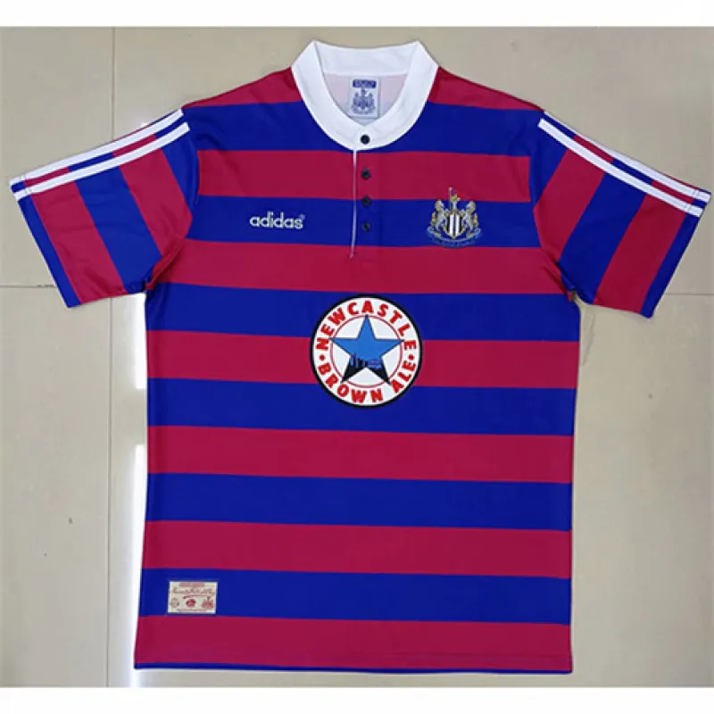 Newcastle United 1995/96 Retro Heimtrikot - Blau/Rot