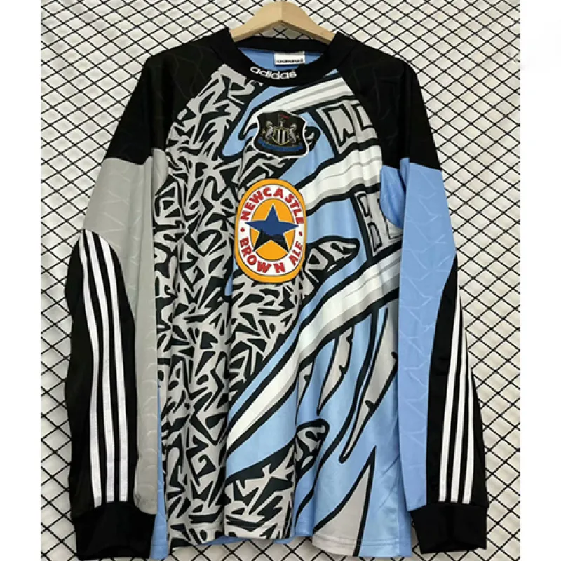 Newcastle United 1995/96 Goalkeeper Long Sleeve Retro Jersey - Blue