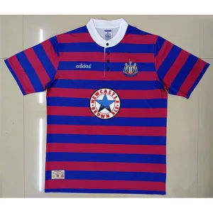 Newcastle United 1996/97 Retro Home Jersey - Blue/Red