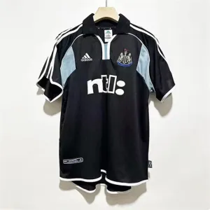 Newcastle United 2000/01 Retro Away Jersey - Black