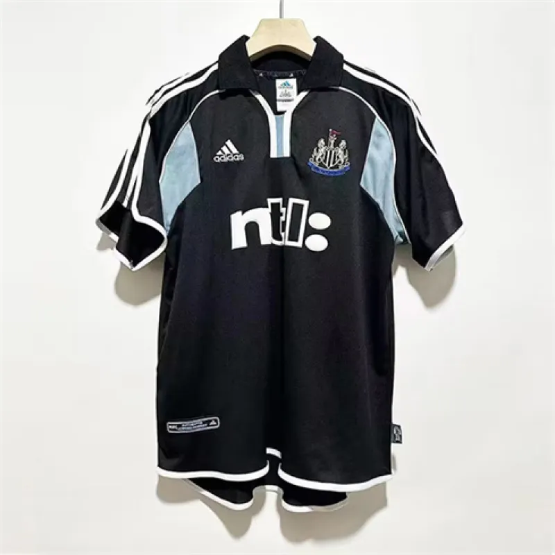 Newcastle United 2000/01 Retro Away Jersey - Black