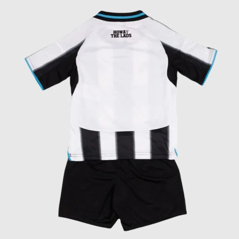 Newcastle United Bambini 2025/26 Kit di casa - Nero/Bianco