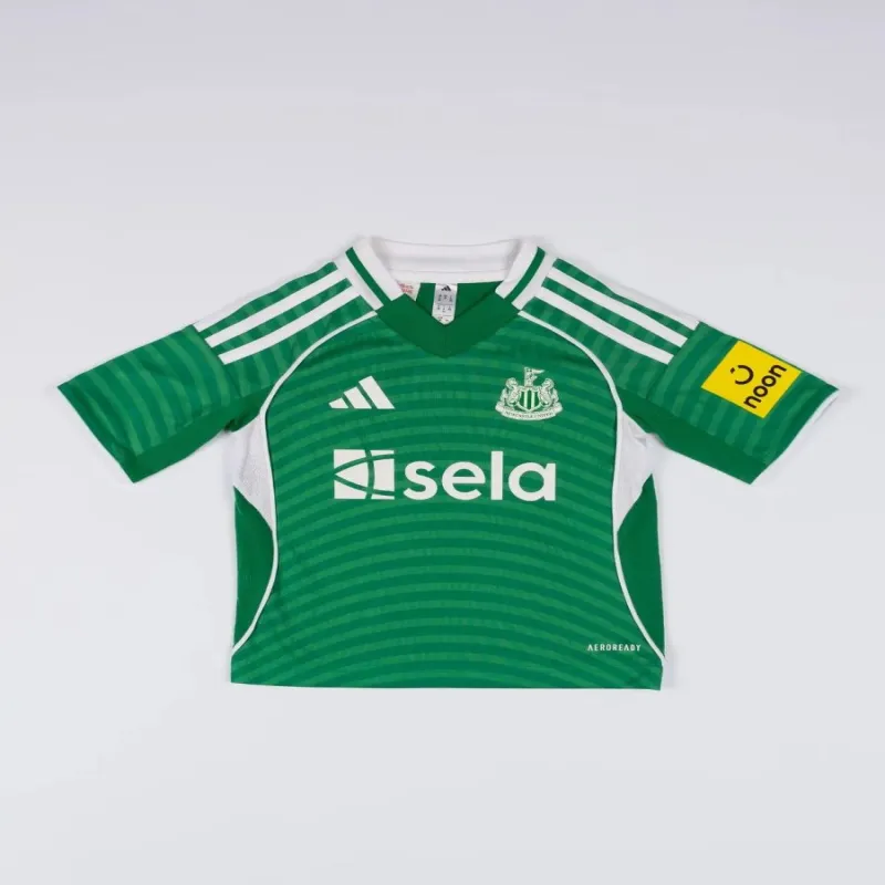 Newcastle United 2025/26 Away Kids Kit - Green