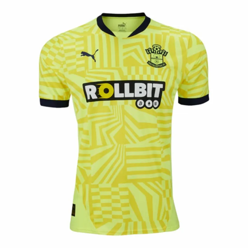 Maglia fuori casa 2024/25 di Southampton - giallo