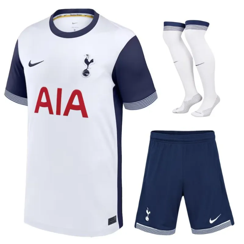 Set di maglie di casa per bambini di Tottenham Hotspur 2024/25 - Bianca