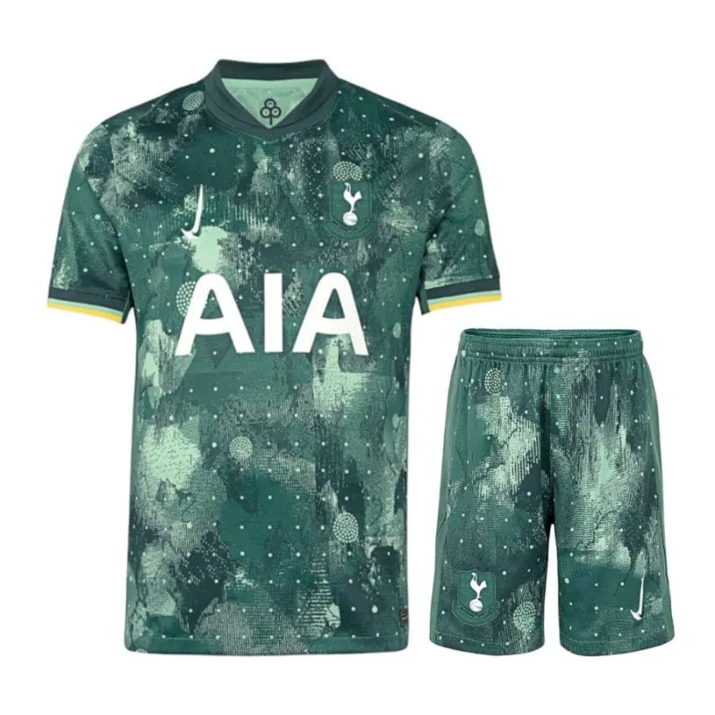 Tottenham Hotspur 2024/25 Third Kids' Kit Jersey - Enamel Green