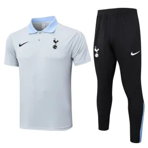Costume d'entraînement POLO de Tottenham Hotspur 2024/25 + Pantalon - Bleu