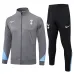 Vêtement de sport à capuche + Pantalons de Tottenham Hotspur 2024/25 - Gris clair