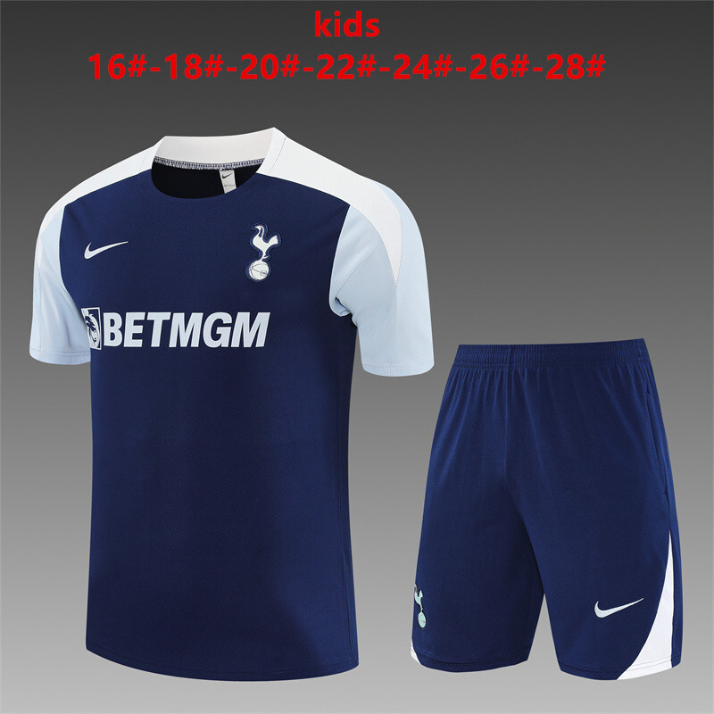 Tottenham Hotspur 2025/26 Ensemble Entraînement Enfan gris