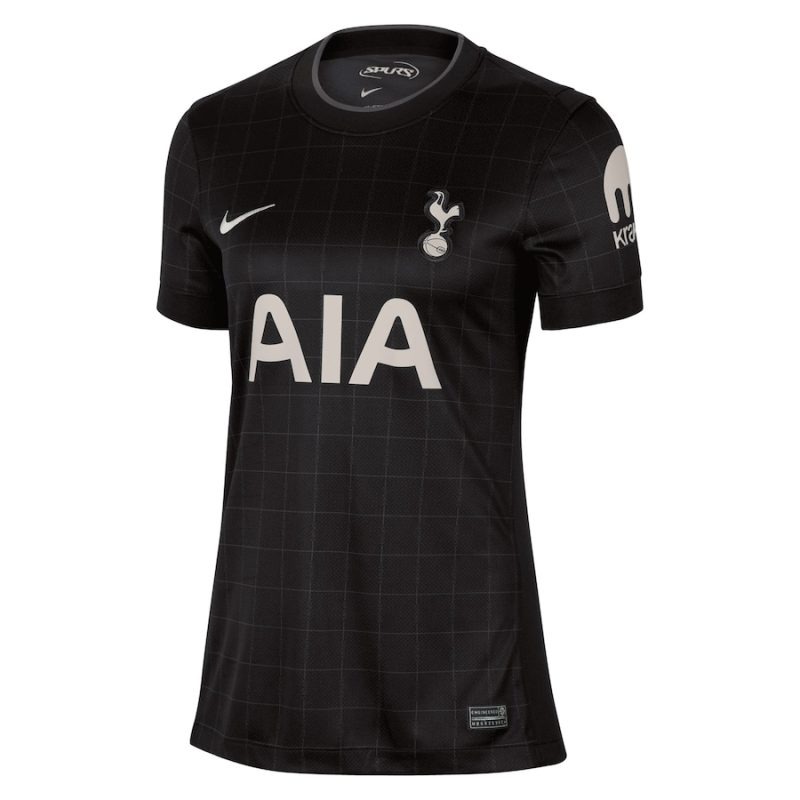 Maglia in trasferta femminile del Tottenham Hotspur 2025/26 - Nero