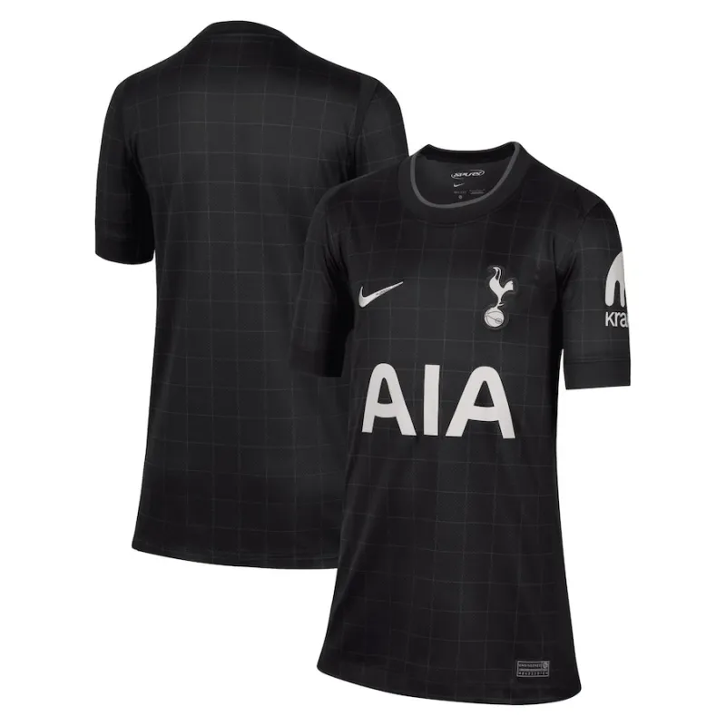 Tottenham Hotspur 2025/26 Kids' Away Jersey - Black