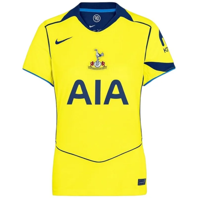 Maglia Third Femminile del Tottenham Hotspur 2025/26 - Giallo