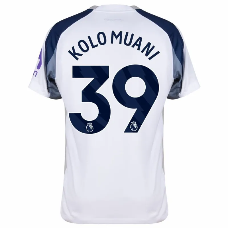 Tottenham Hotspur KOLO MUANI 2025/26 Home Jersey - White