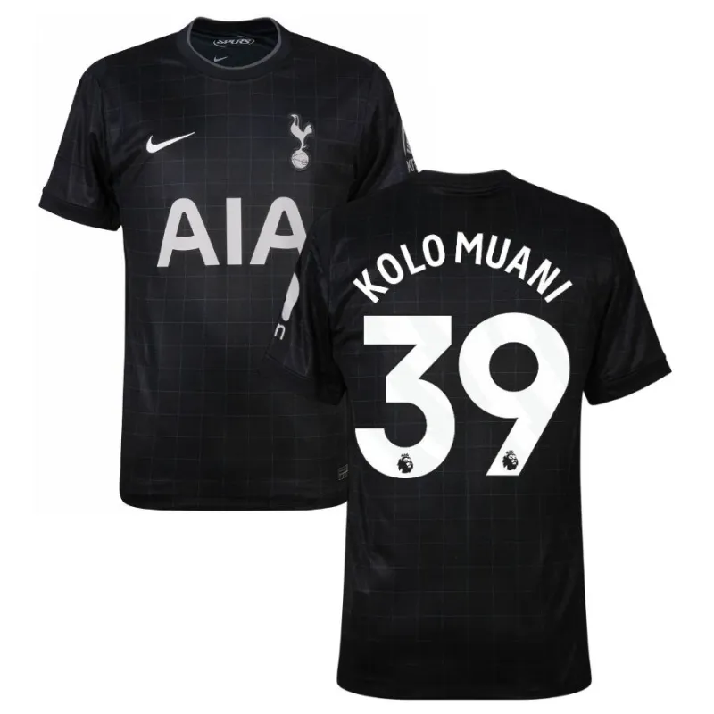 Tottenham Hotspur KOLO MUANI 2025/26 Away Jersey - Black