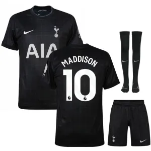 Tottenham Hotspur MADDISON 2025/26 Away Kids' Kit Jersey - Black