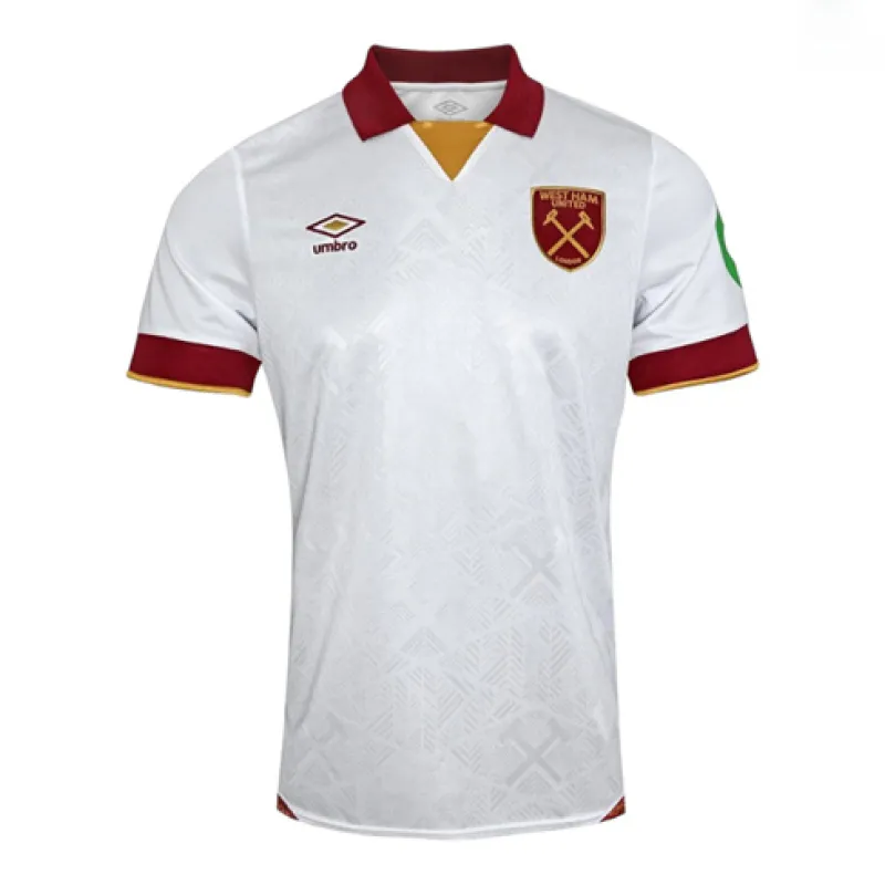 Camiseta West Ham Tercera 2024/25 Blanca