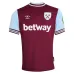 West Ham United's home kit for 2024/25 - Red