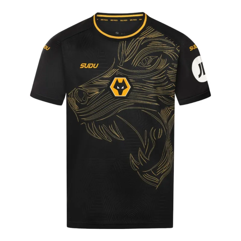 Wolves 2024/25 Away Kids' Jersey - Black