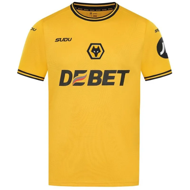 Wolverhampton Wanderers 2024/25 Home Kids' Jersey Set - Yellow