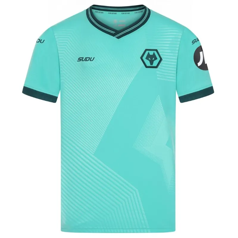 Maillot enfant Wolves 2025/26 Extérieur - Vert