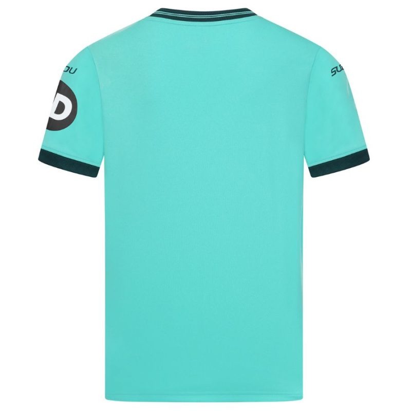 Maillot enfant Wolves 2025/26 Extérieur - Vert