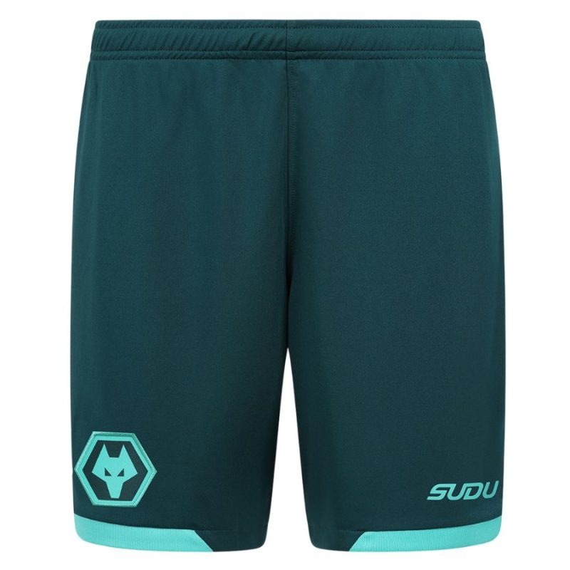 Wolves 2025/26 Auswärts Shorts - Grün