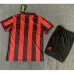 Camiseta local retro infantil AC Milan 1993/94 - Rojo