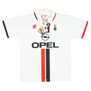 AC Milan 1995/96 Maglia da trasferta retrò - Bianca