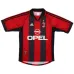 AC Milan MALDINI 1998 2000 Camiseta retro local - Roja/Negra