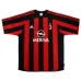AC Milan 2003/04 Retro Home Jersey - Red/Black