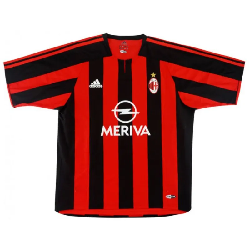 AC Mailand CAFU 2003/04 Retro-Heimtrikot - Rot/Schwarz